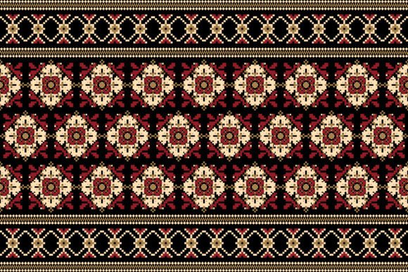 Beautiful Cross Stitch Embroidery for Brand Merch