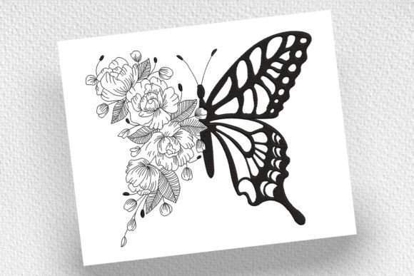Butterfly Embroidery Design for Boutique Apparel
