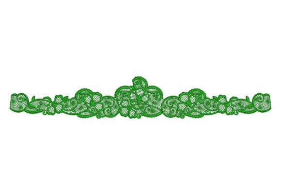 Creeping Stems: Elegant Floral Border Embroidery
