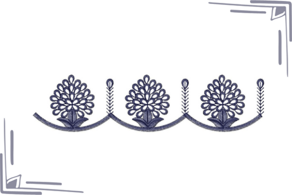 Cut Work Floral Border: A Craft Fair Review