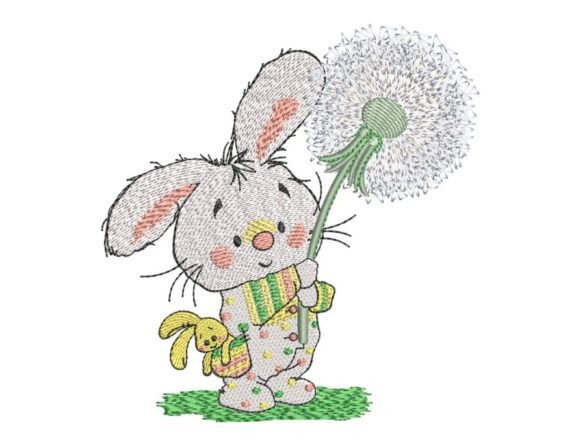 Easter Bunny with Dandelion: Seasonal Design Review
