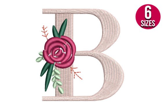 Floral Alphabet B Letter: Seasonal Embroidery Review