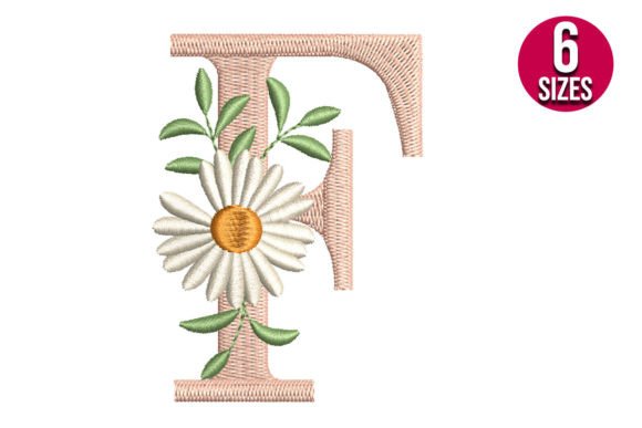 Floral Alphabet Letter F: Seasonal Embroidery Review