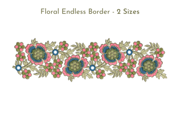 Floral Endless Border: Craft Fair Review