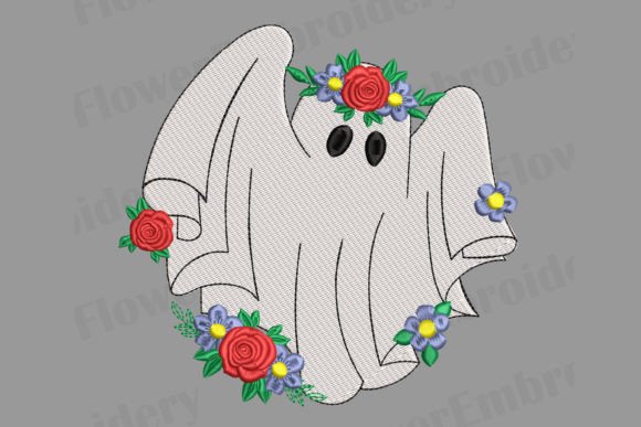 Floral Ghost: A Whimsical Halloween Embroidery Review