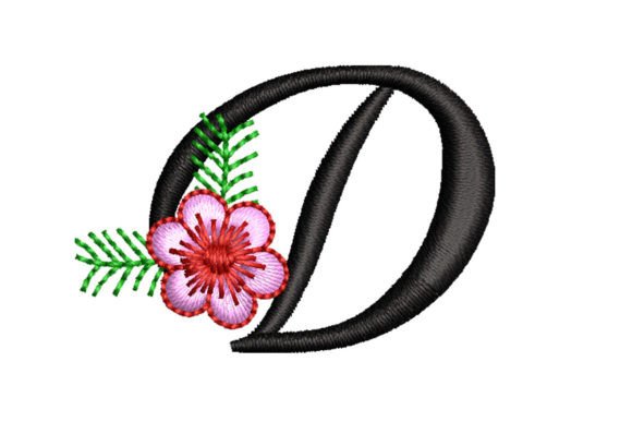Floral Letter D: A Seasonal Embroidery Review