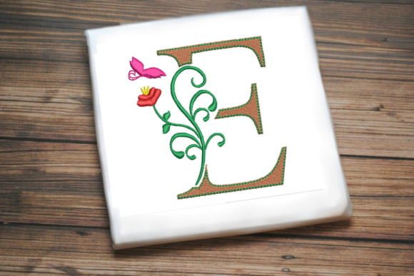 Floral Letter E with Butterfly: An Etsy Seller Review