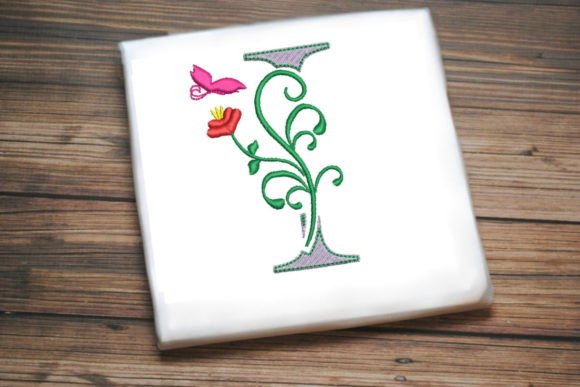 Floral Letter I with Butterfly: Seasonal Design Review