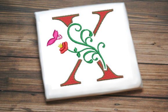 Floral Letter X with Butterfly: Craft Fair Review