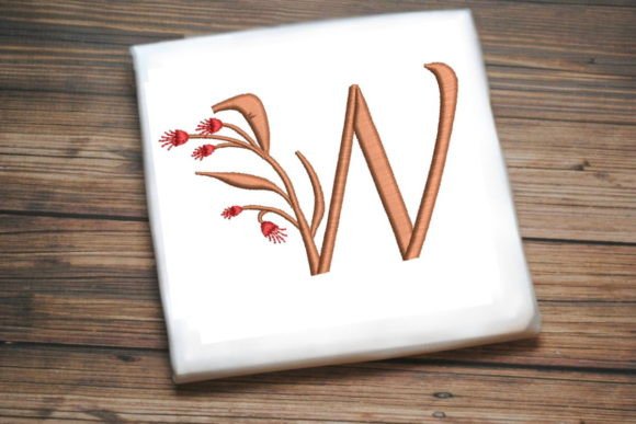 Floral Monogram Letter W: A Designer’s Review