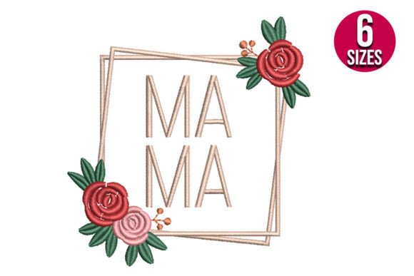 Mama with Floral Frame: An Embroidery Designer's Review