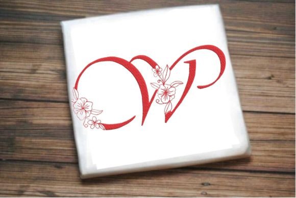 W Floral Monogram Letter: Business Merch Review